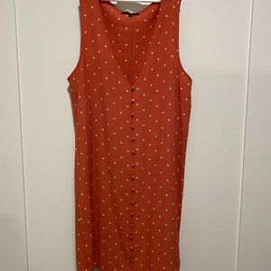 Madewell summer polka dot dress (size medium)